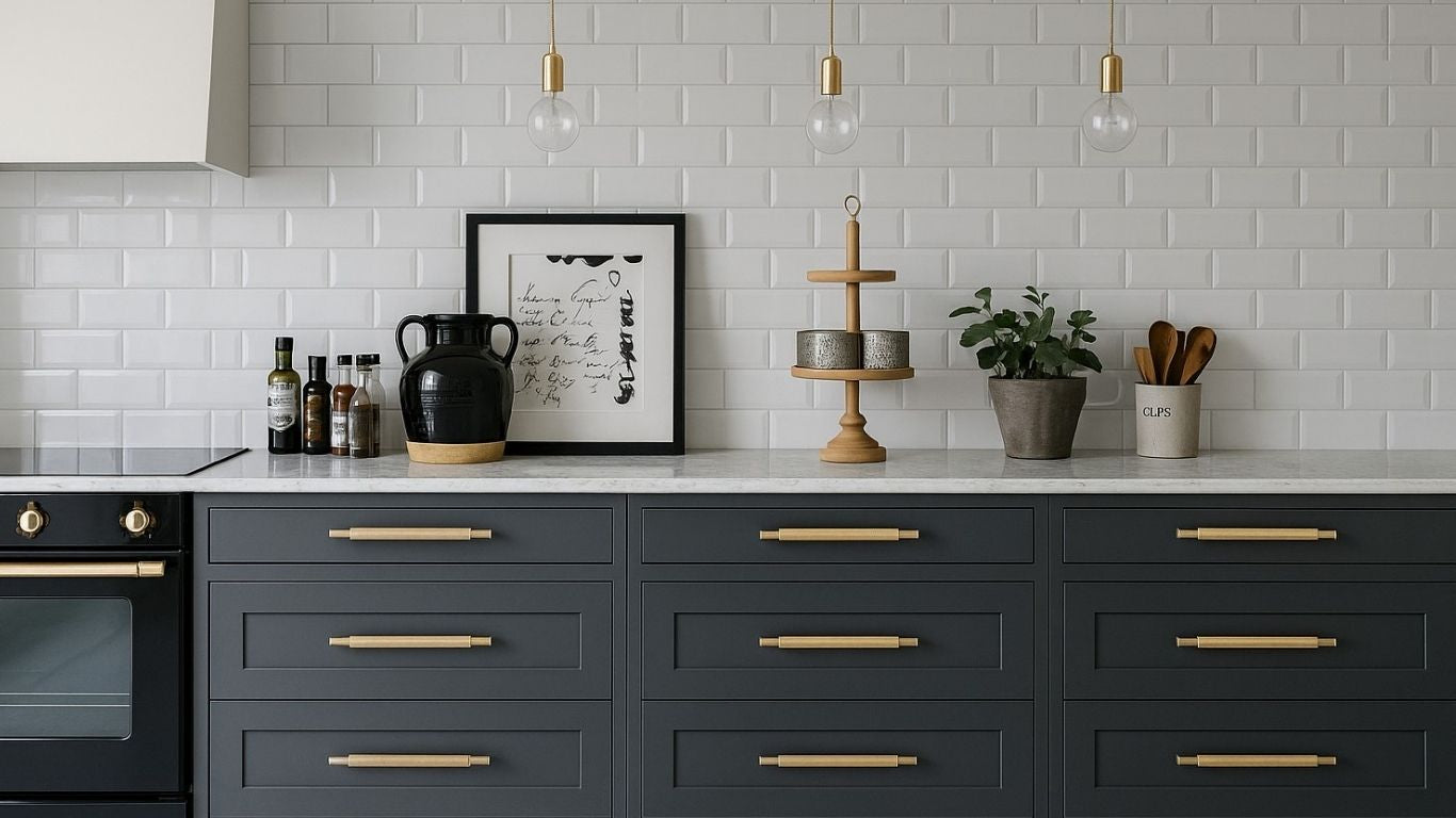 Handtag 3146 | Räfflat | Mässing