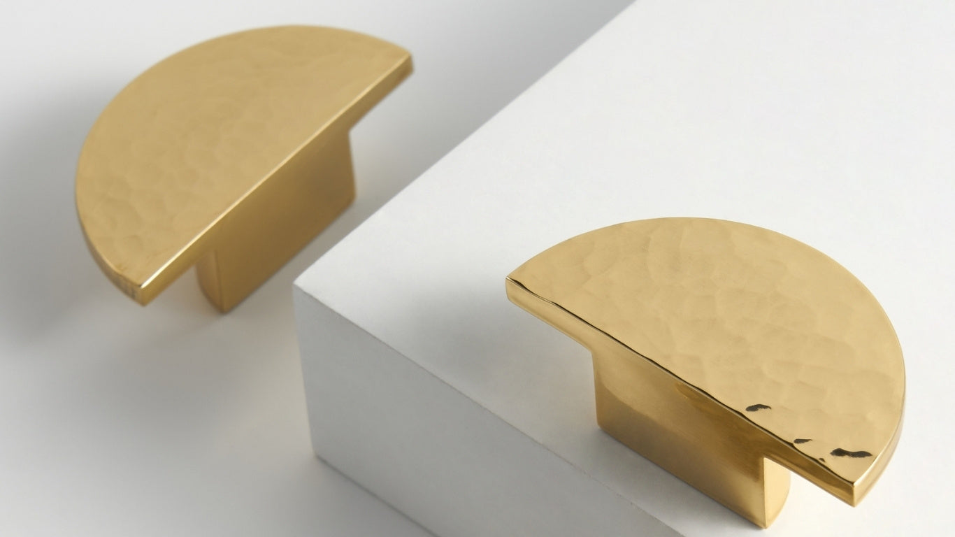 Handle CH018H | Hammered | Brass