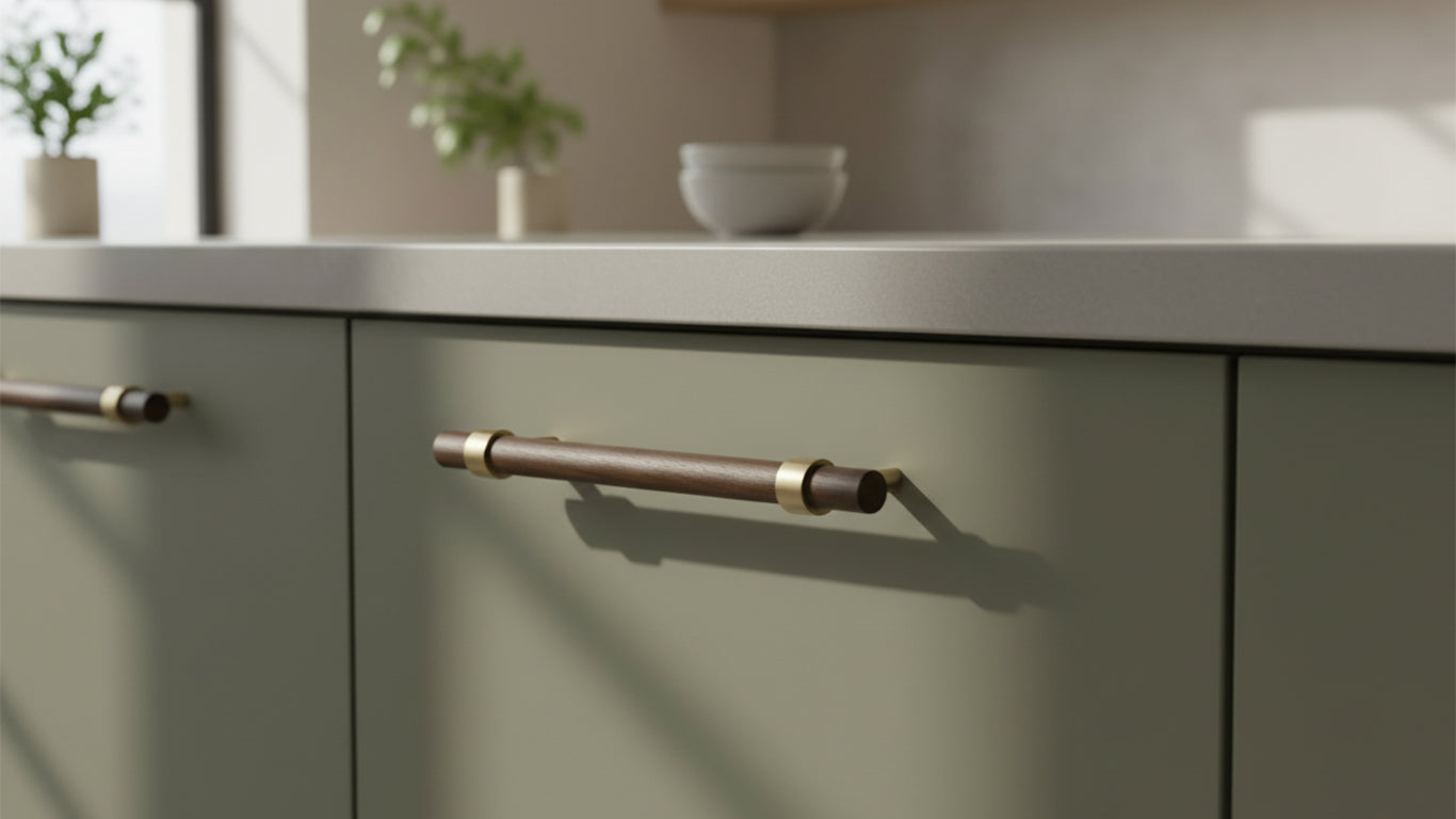 Vedin CH025W | Pähkinänruskea + Messinki