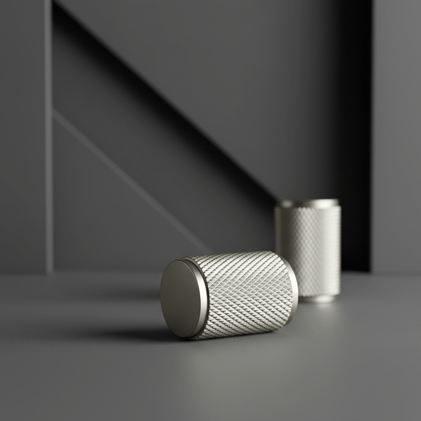Bouton CH035 | Moleté | Nickel