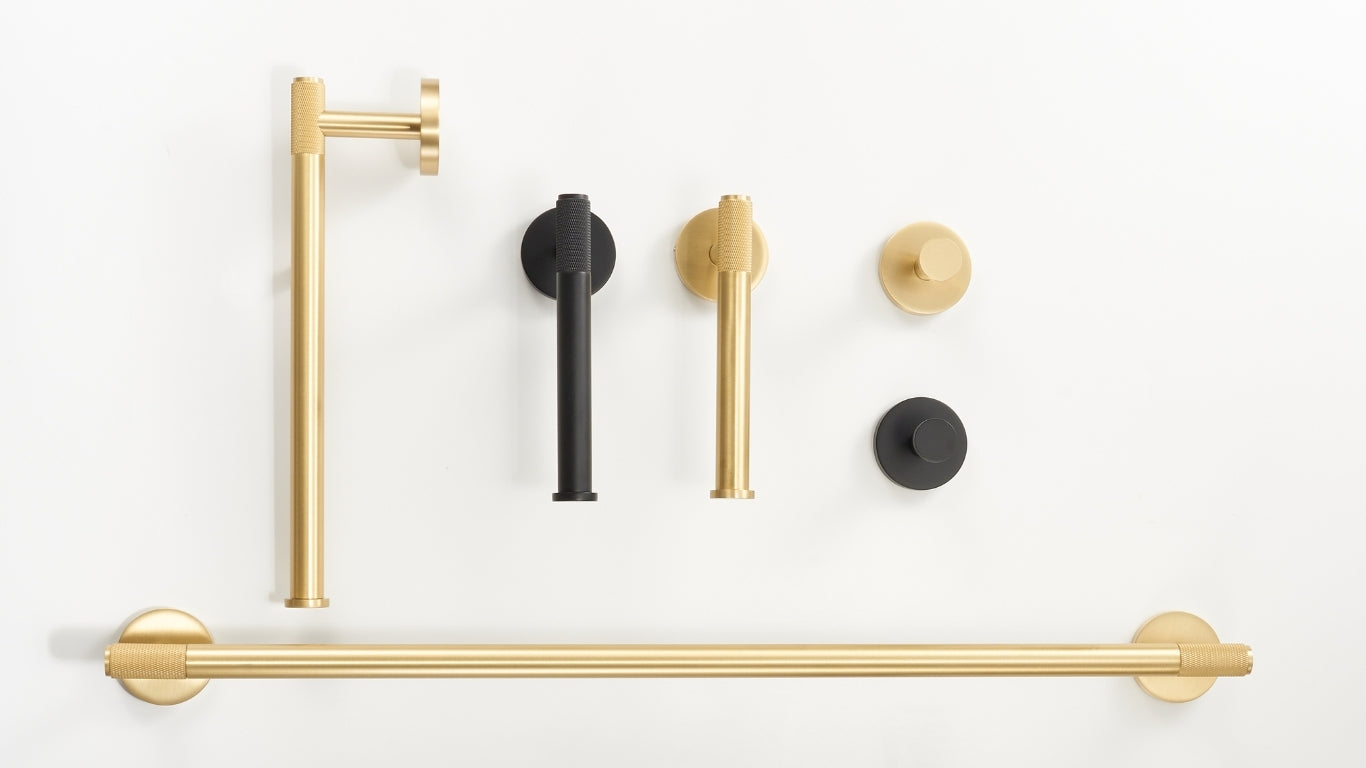 Porta rotolo BA01-HD160 | Ottone