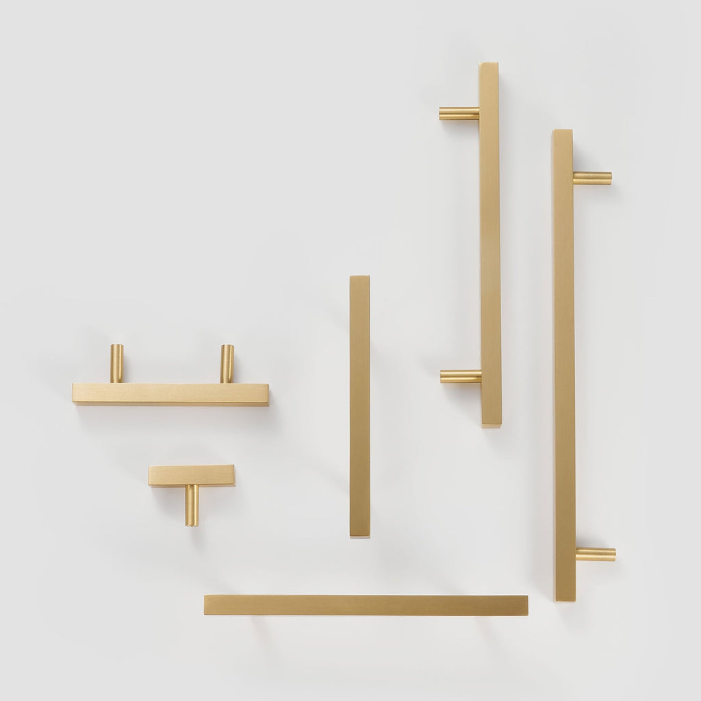 Griff CH012 | Quadrat | Messing