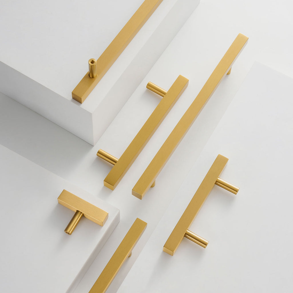 Griff CH012 | Quadrat | Messing