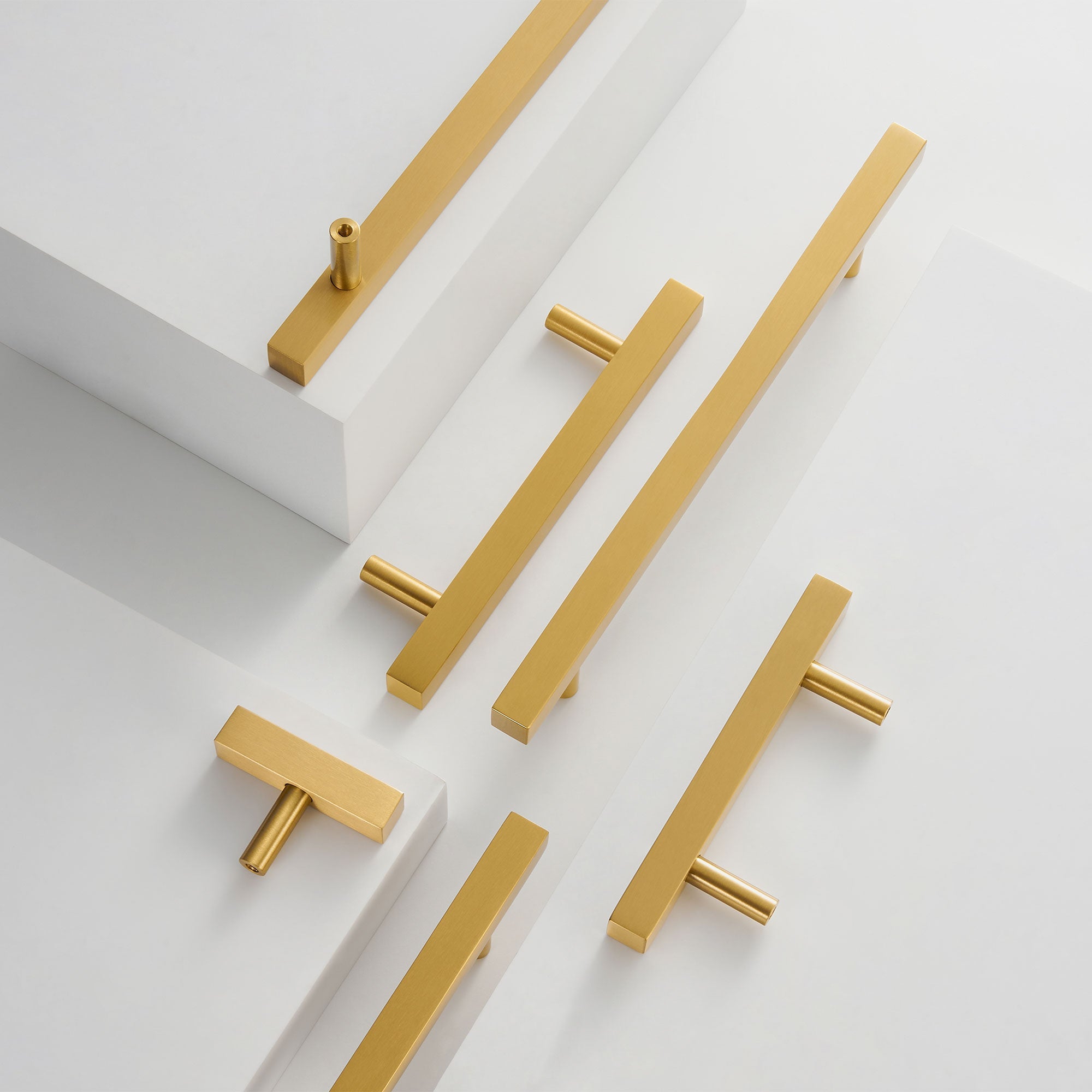 Griff CH012 | Quadrat | Messing