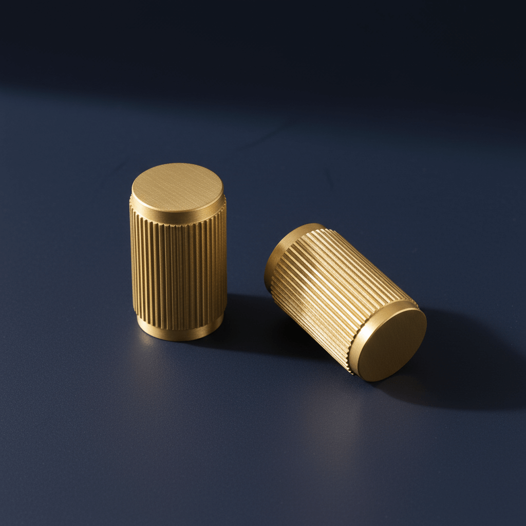 Knop 3100 | Rillet | Messing