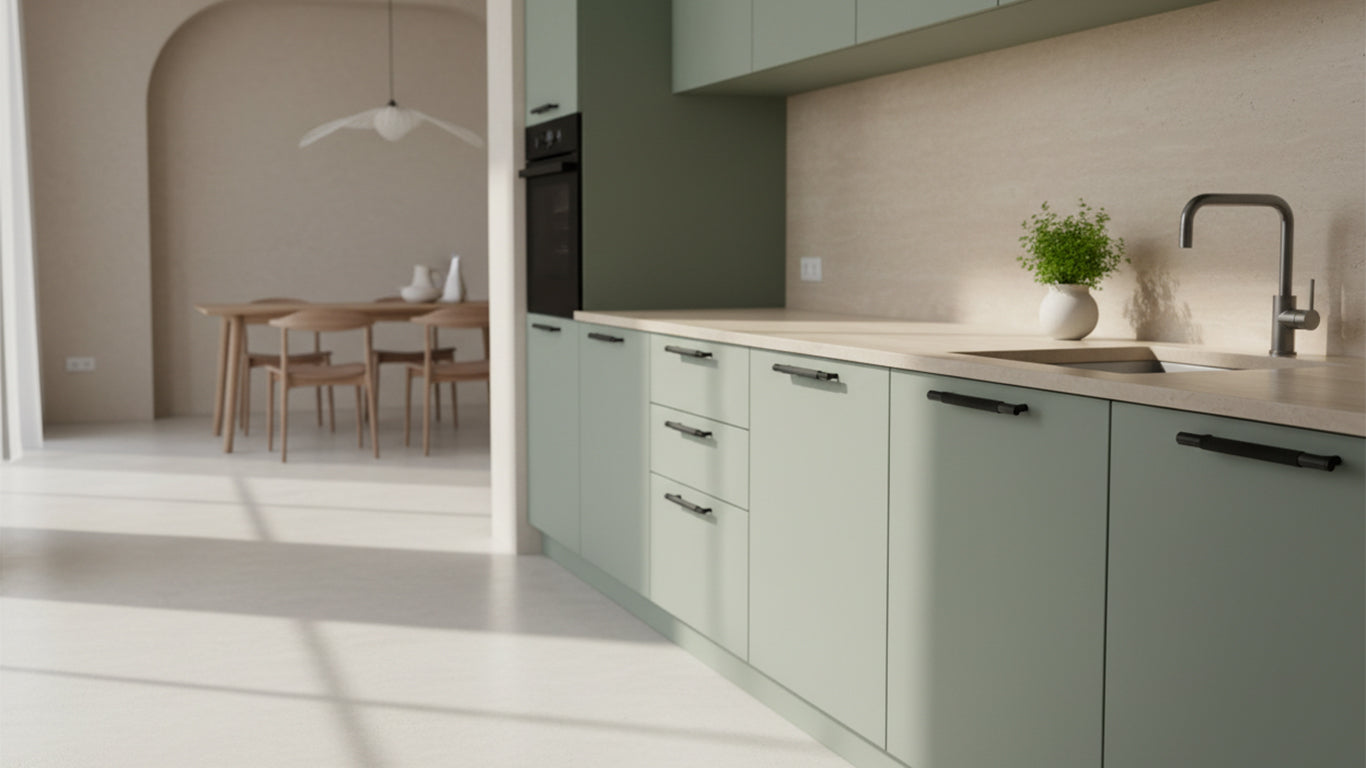 Poignée 3100 | Cannelé | Noir