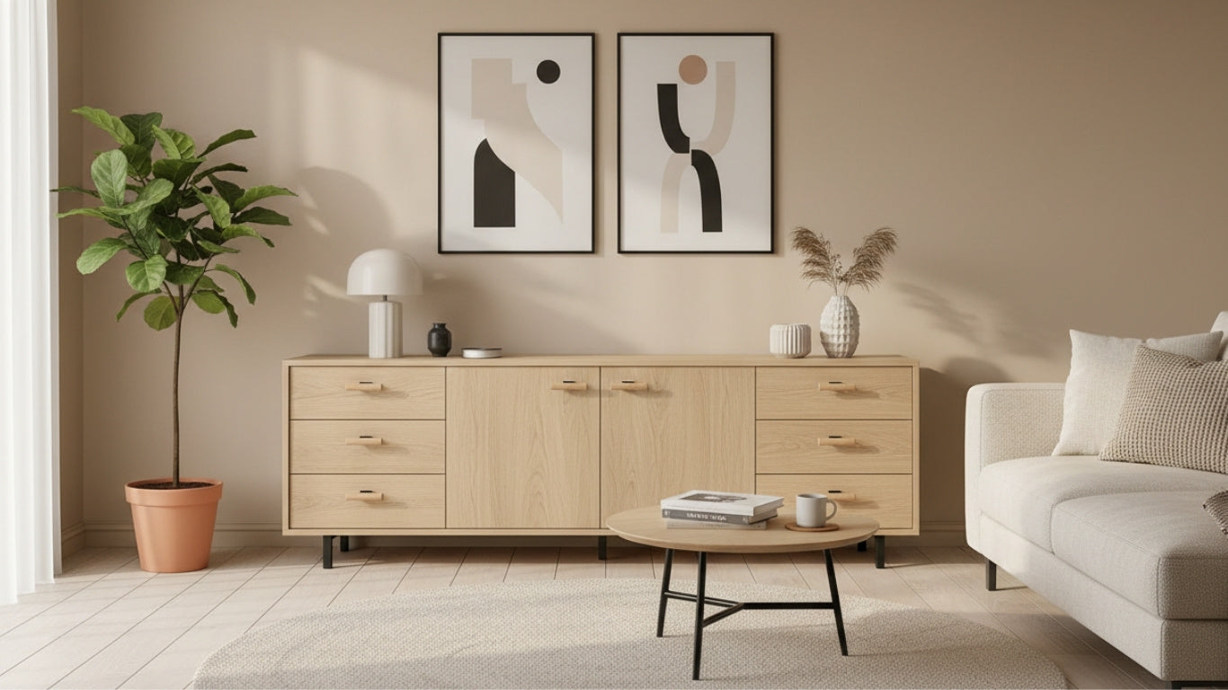 T-barre CH076 | Bøgetræ + Sort