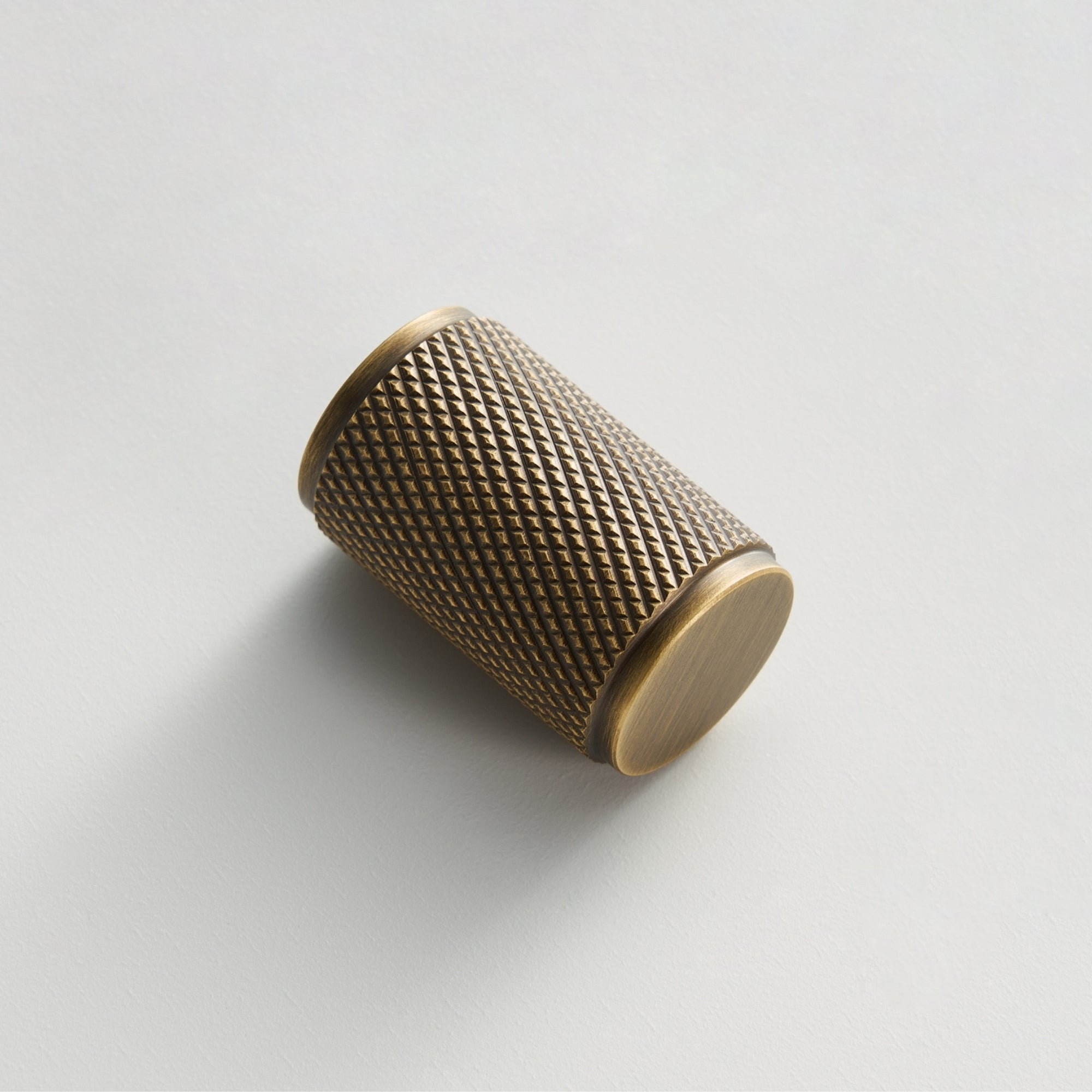 Bouton CH035 | Moleté | Laiton Antique