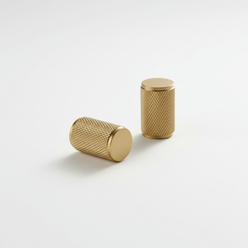 Bouton CH035 | Moleté | Laiton