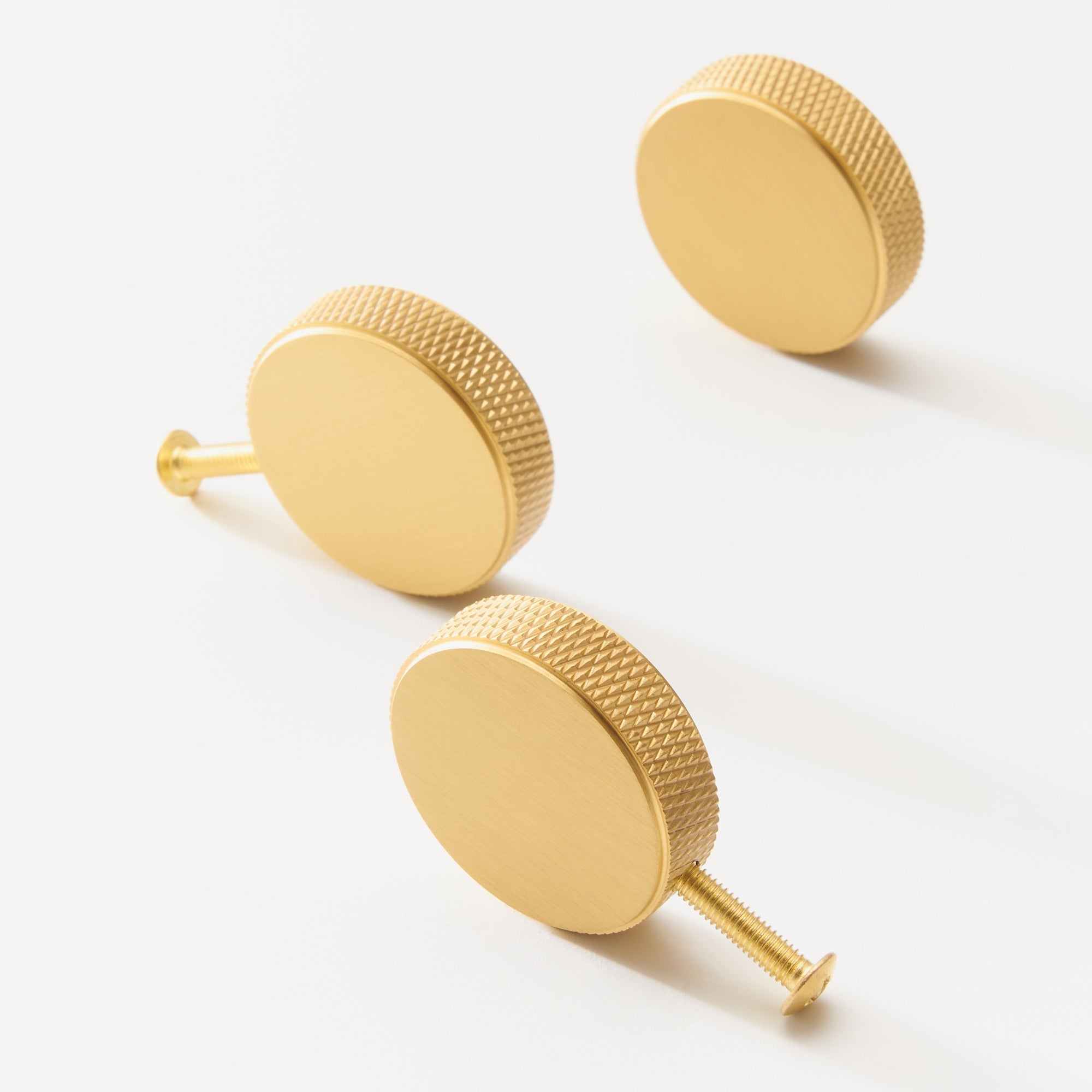 Bouton CH059A | Moleté | Laiton