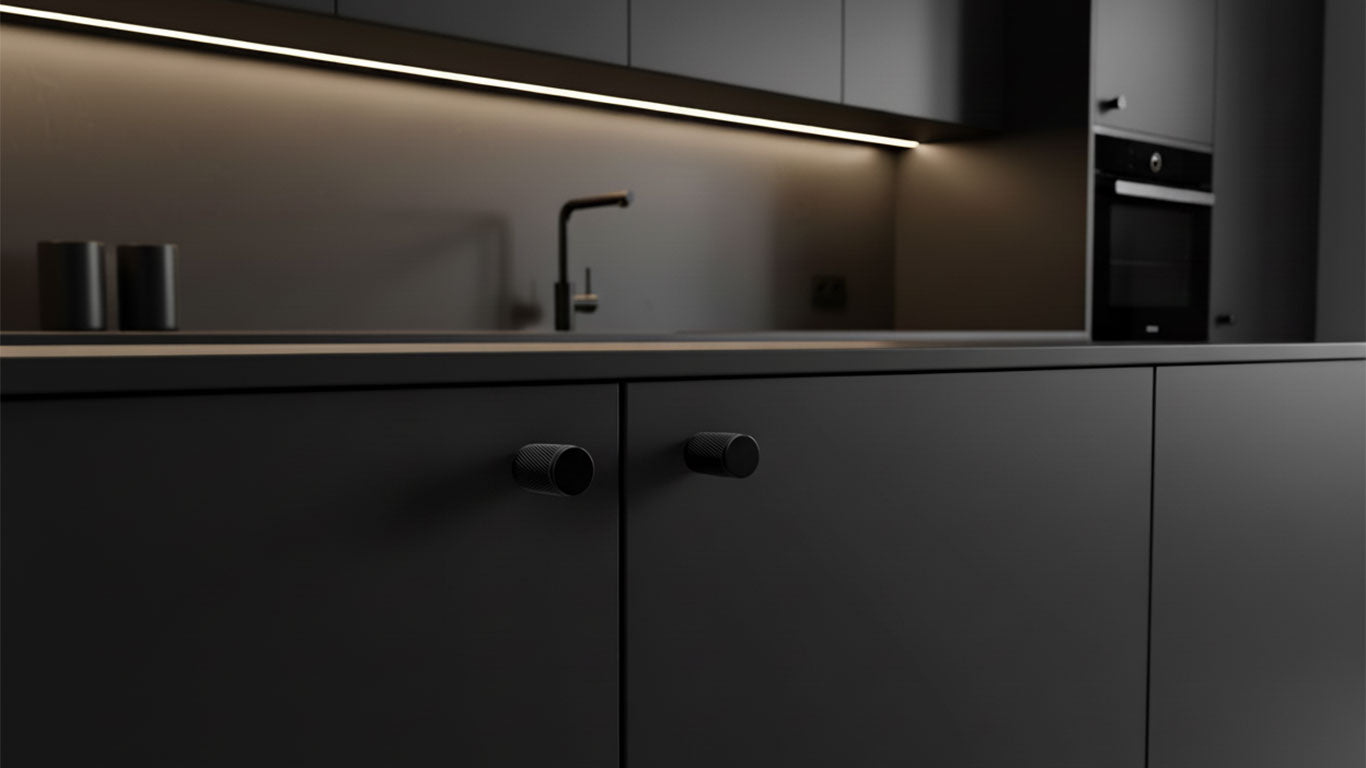 Knopp 1040 | Lättrad | Svart