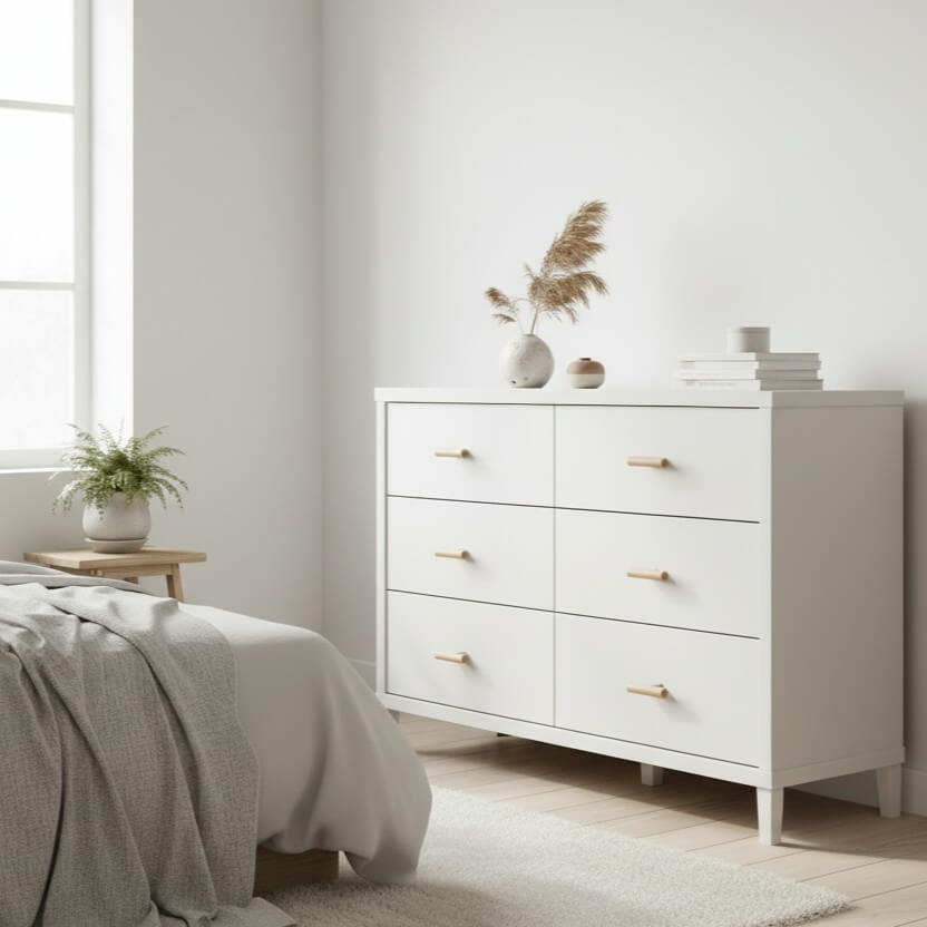 Barra a T CH076 | Legno di Faggio + Nichel