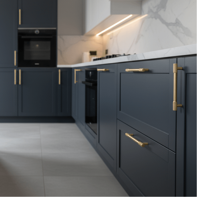 Handle 3018 | Knurled | Brass