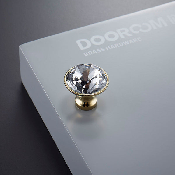 Knopp 1044 | Kristall | Guld - Dooroom